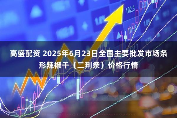 高盛配资 2025年6月23日全国主要批发市场条形辣椒干（二荆条）价格行情